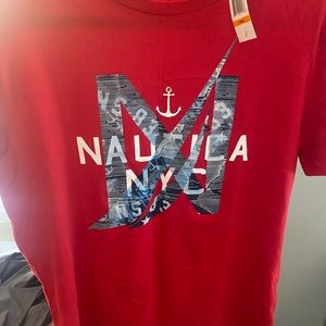 Náutica T-shirt red size small